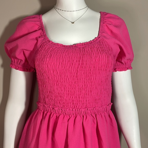 New In Fuchsia Pink Mini Dress - Picture 2 of 6